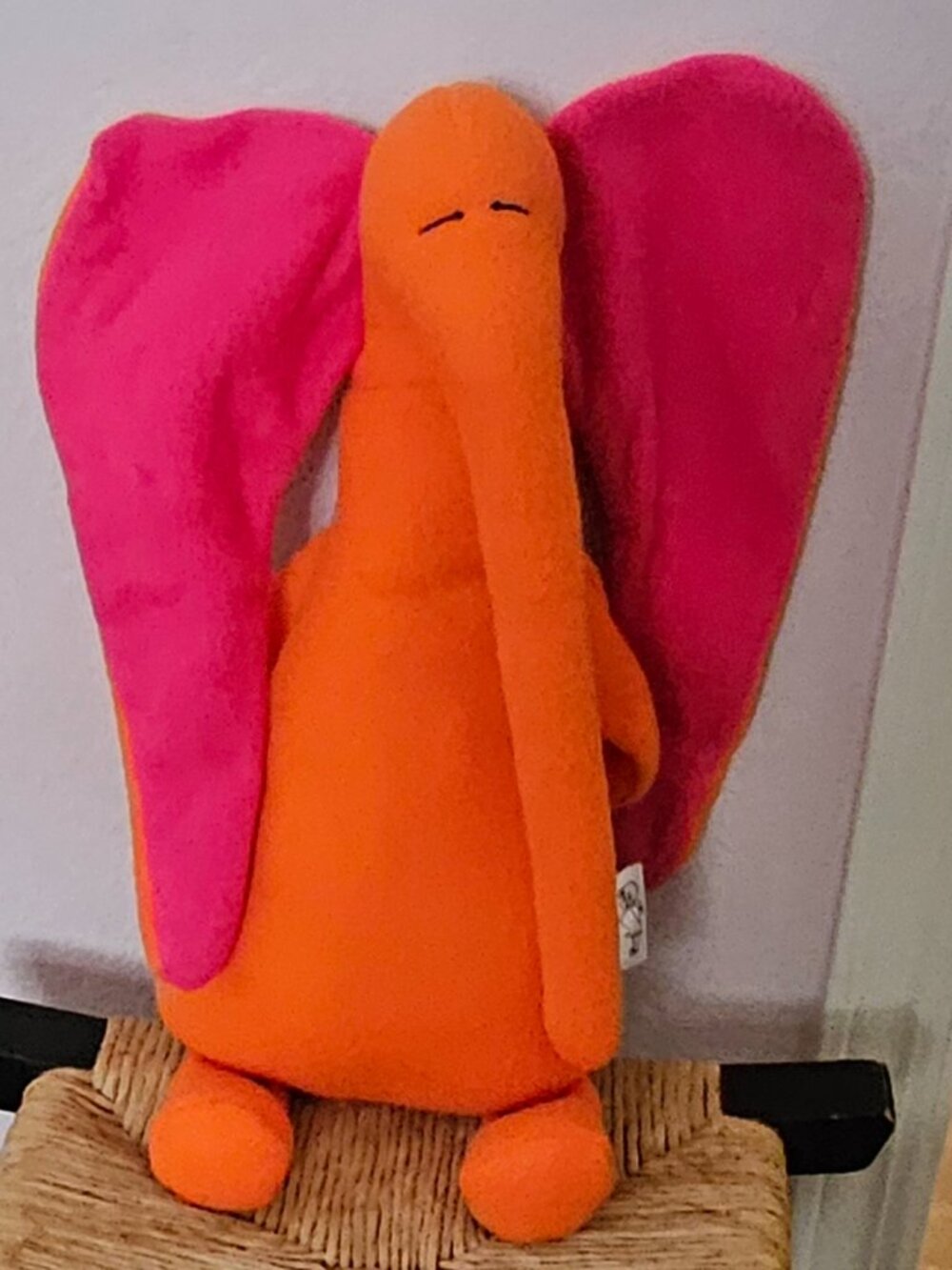 Rare Stuffed Toy Elephant by Manuella
